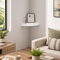 Floating Corner Shelf for Home Use