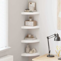Practical 4-Piece Corner Shelves for Any Room
