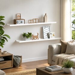 Wall-Mounted Floating Shelves Set