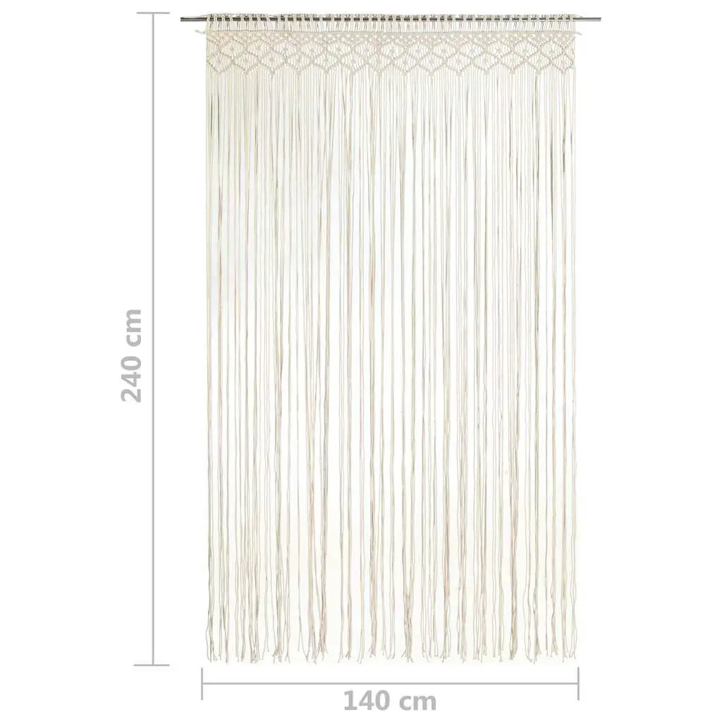 Macrame String Curtain for Home Use 140x240 cm