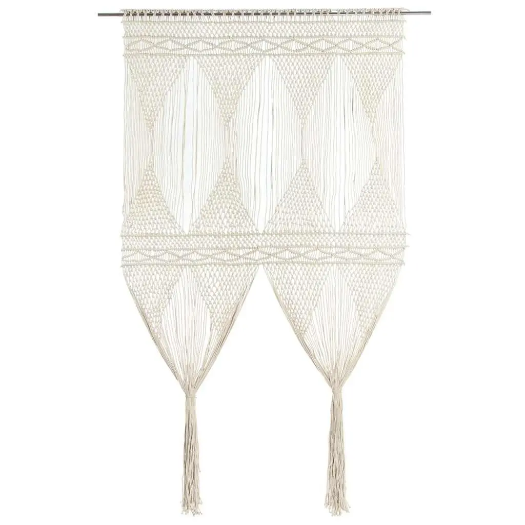 Macrame String Curtain for Doors and Windows 140x240 cm
