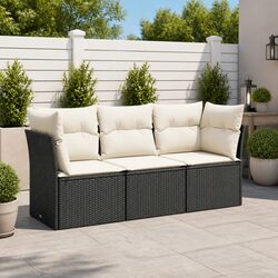3-Piece Garden Sofa Set for Versatile Outdoor Seating
