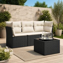 Ideal Black Garden Sofa Set for Practical Outdoor Use