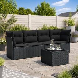 5 Piece Garden Sofa Set for Patio and Backyard Use