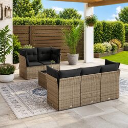 6-Piece Outdoor Sofa Set for Relaxation and Socializing