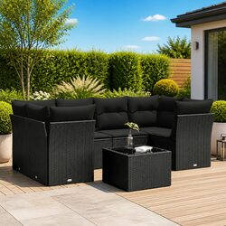 Practical 7 Piece Garden Sofa Set for Your Patio