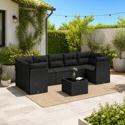 8 Piece Garden Sofa Set for Stylish Outdoor Living