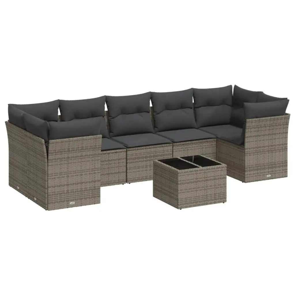 8-Piece Garden Sofa Set for Home Use