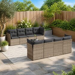 Perfect 9 Piece Garden Sofa Set for Outdoor Gatherings