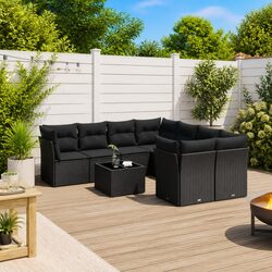 Versatile 9 Piece Sofa Set for Your Outdoor Needs