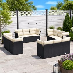 Versatile 12 Piece Garden Sofa Set for Any Outdoor Space