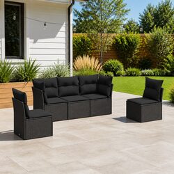 Practical 5-Piece Outdoor Sofa Set for Your Patio