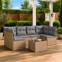 Practical 7 Piece Garden Sofa Set for Any Outdoor Area