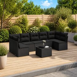 Versatile 8-Piece Sofa Set for Your Outdoor Areas