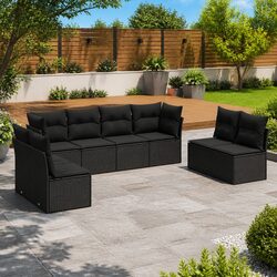 Versatile 8 Piece Garden Sofa Set for Any Outdoor Setup
