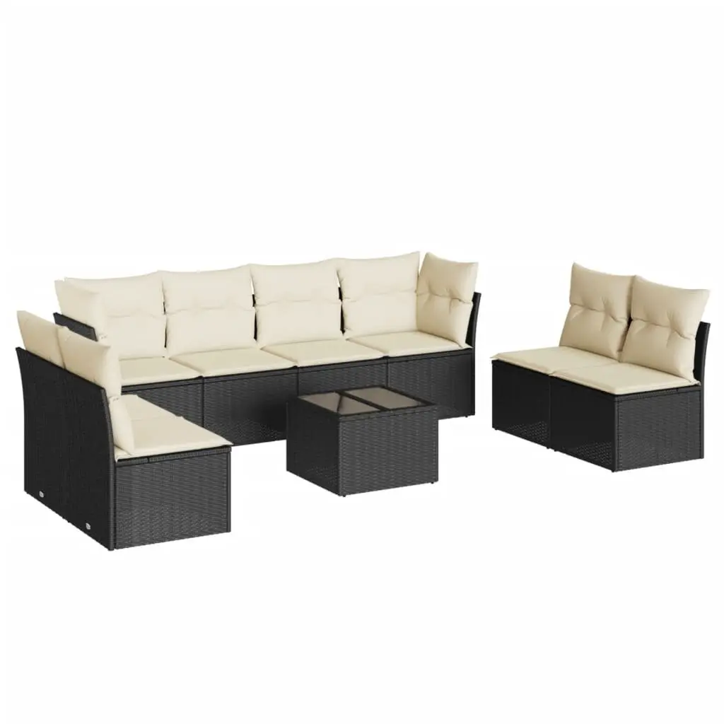 9-Piece Garden Sofa Set for Outdoor Use