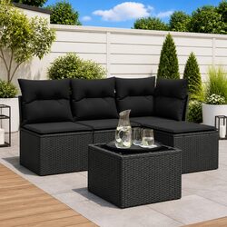 Perfect for Relaxing: 5 Piece Garden Sofa Set