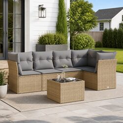 Perfect for Your Outdoor Space: 6 Piece Sofa Set