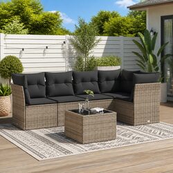 Practical 6-Piece Garden Sofa Set for Everyday Use