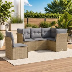 Perfectly Suited 5 Piece Garden Sofa Set for Outdoor Relaxation