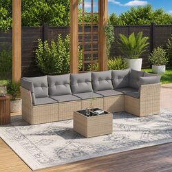 Practical 7-Piece Garden Sofa Set for Outdoor Relaxation