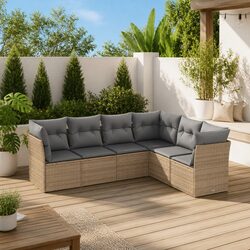 Ideal 6-Piece Garden Sofa Set for Any Outdoor Setting