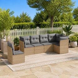 Ideal 6-Piece Sofa Set for Outdoor Gatherings