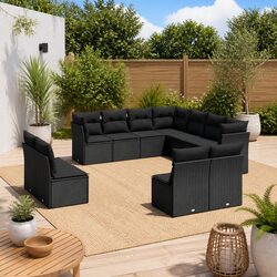 Versatile 11 Piece Outdoor Sofa Set for Everyday Use