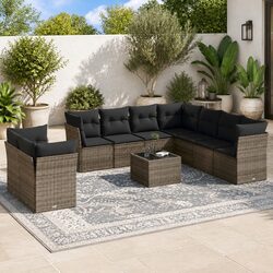 Versatile 10-Piece Outdoor Sofa Set for Your Patio