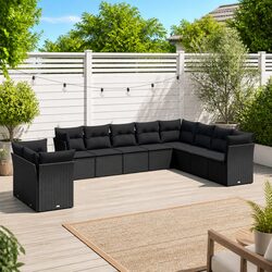 Perfect for Your Patio: 10-Piece Garden Sofa Set