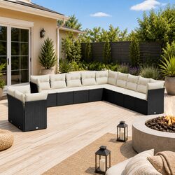 Versatile 11-Piece Sofa Set Perfect for Your Outdoor Space