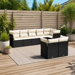 Perfect for Your Patio: 8-Piece Garden Sofa Set