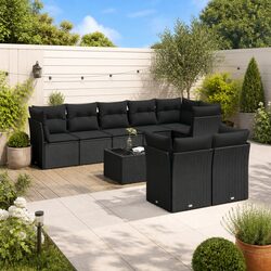 Practical 9-Piece Garden Sofa Set for Your Patio