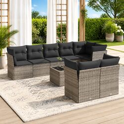 Practical 9-Piece Outdoor Sofa Set for Any Space