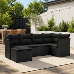 Practical 6 Piece Modular Garden Sofa Set for Your Patio