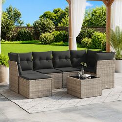 Practical 7 Piece Garden Sofa Set for Outdoor Living