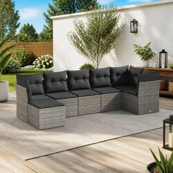 Perfect Fit: 7 Piece Modular Sofa Set for Outdoor Use