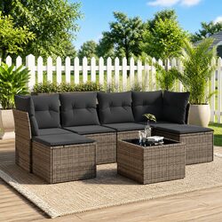Practical 7 Piece Sofa Set for Your Outdoor Living Needs