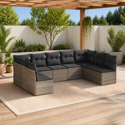 Versatile 9-Piece Outdoor Sofa Set for Your Garden