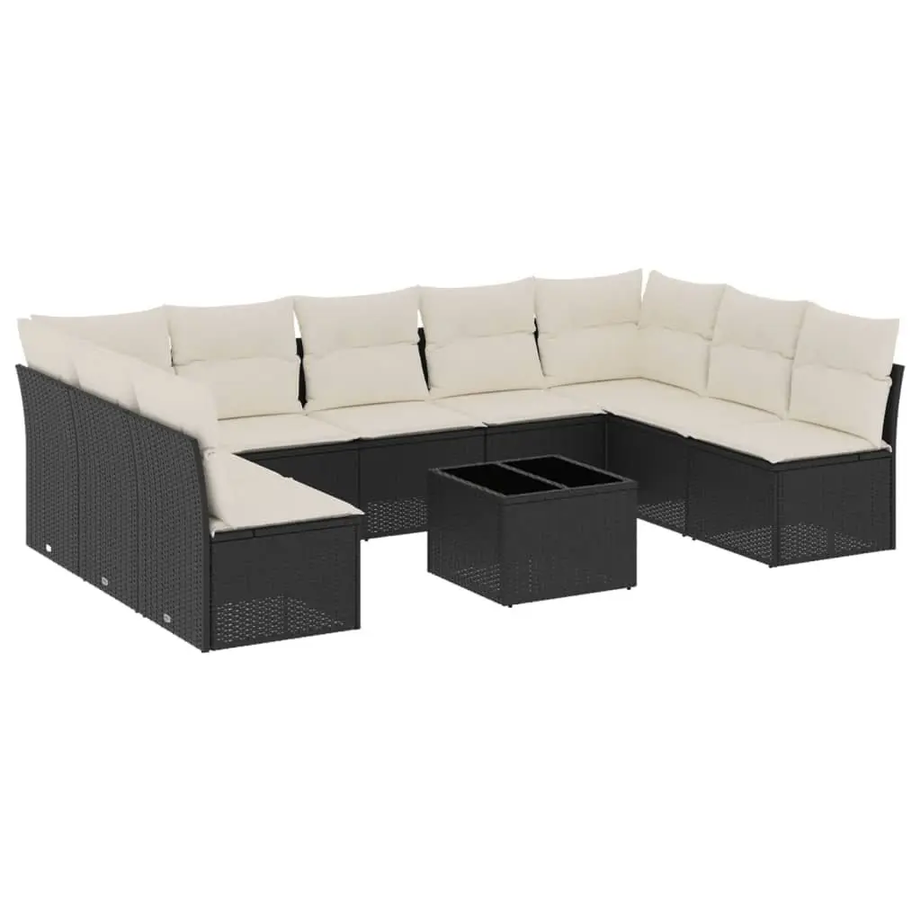 10 Piece Garden Sofa Set with Storage Solutions