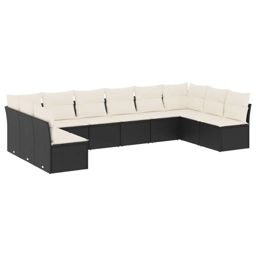 10 Piece Garden Sofa Set for Outdoor Use