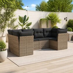 Versatile 6-Piece Garden Sofa Set for Everyday Use