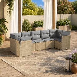 Versatile 7 Piece Outdoor Sofa Set for Relaxation