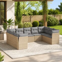 Versatile 9 Piece Garden Sofa Set for Any Outdoor Area