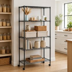 5-Tier Storage Shelf Fits Perfectly in Any Room