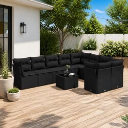 Practical 10 Piece Garden Sofa Set for Your Patio