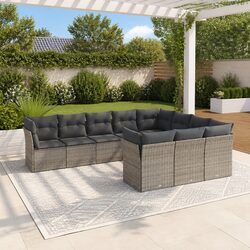 10 Piece Garden Sofa Set for Relaxation Areas