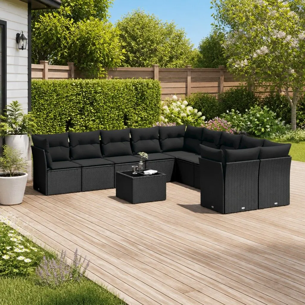 11 Piece Garden Sofa Set for Relaxing Outdoors