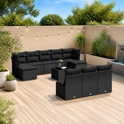 Versatile 11 Piece Garden Sofa Set for Any Outdoor Area