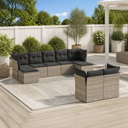 Versatile 9-Piece Garden Sofa Set for Any Outdoor Space